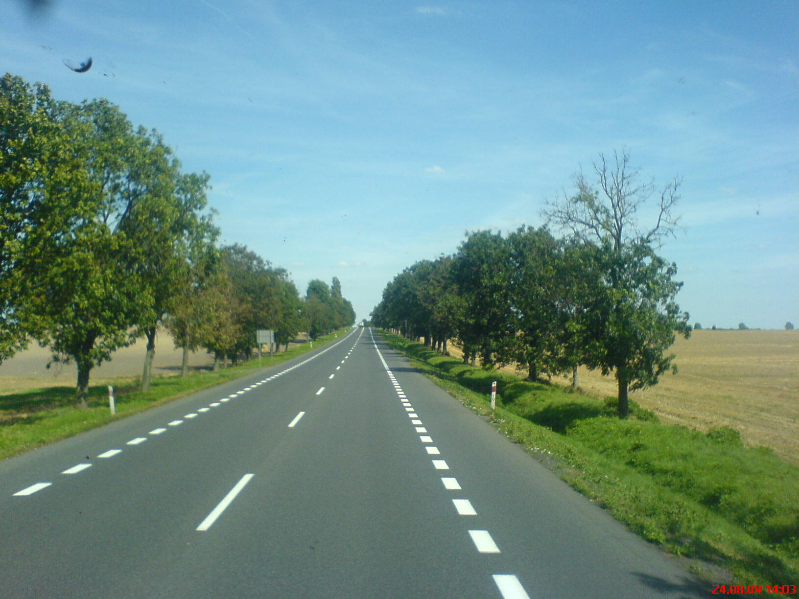 Bundestrasse in Polen