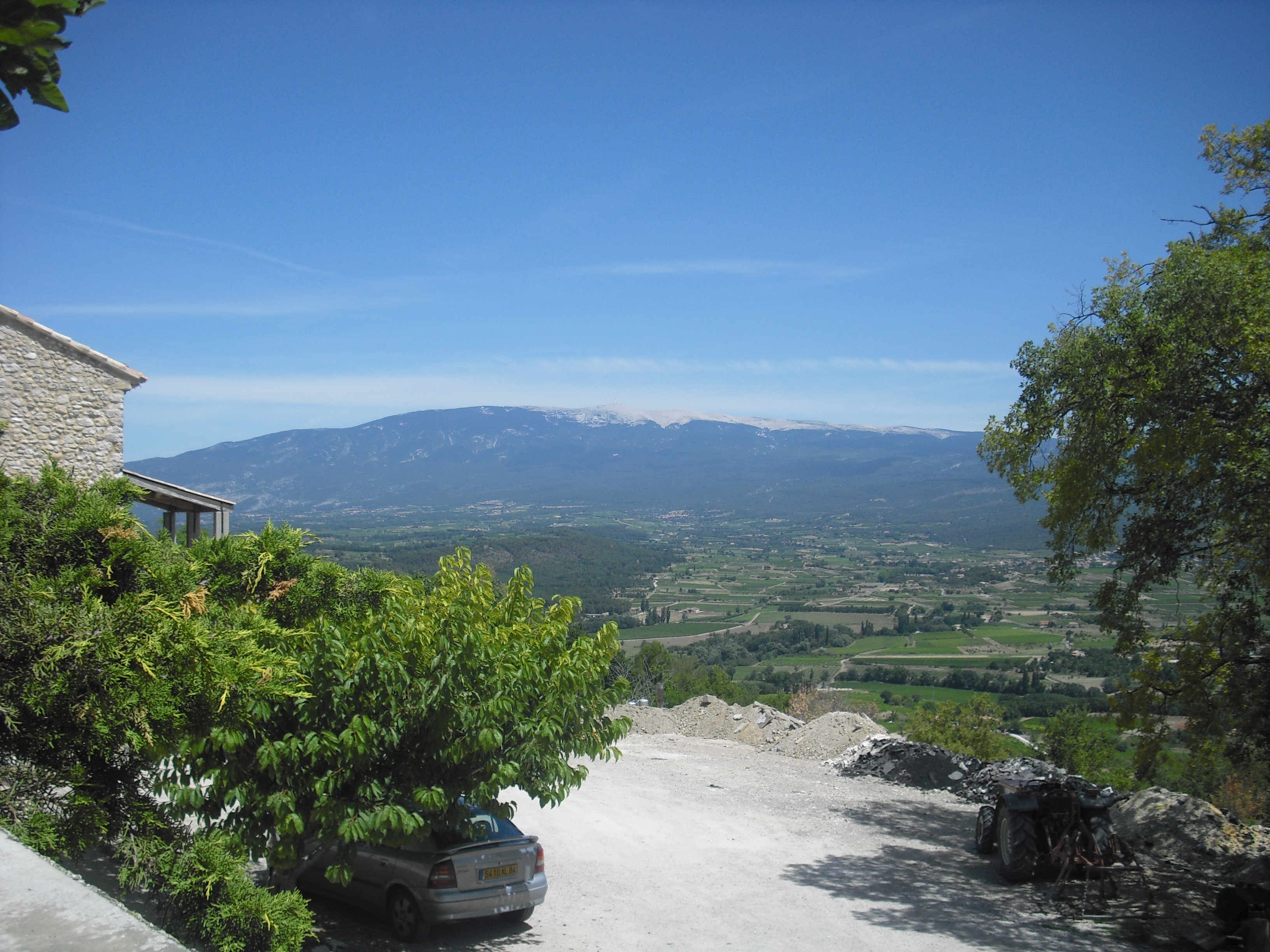Blauvac - Blick auf den Mont Ventoux